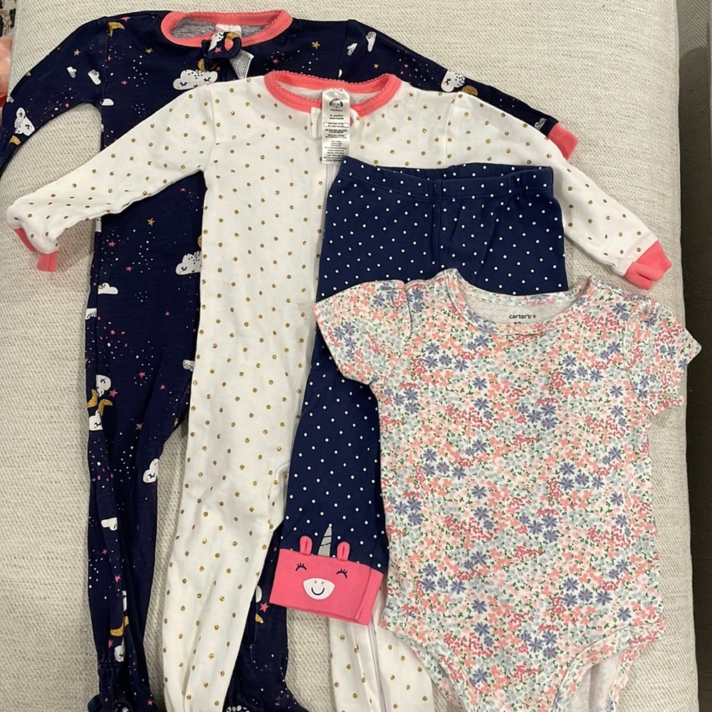 4 pc set, size 12 month